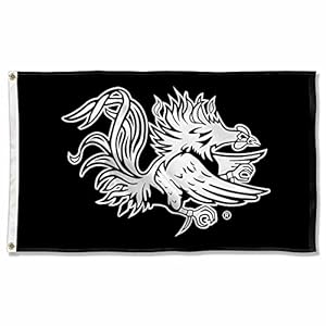 South Carolina Gamecocks Black Flag