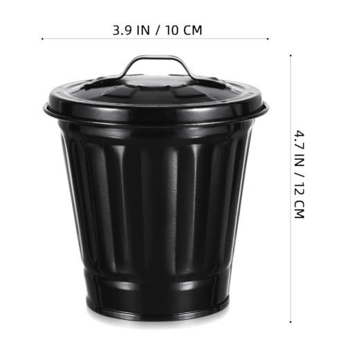 Mini caneca de escritorio con tapa compacta 4.33 pulg miniatura 4