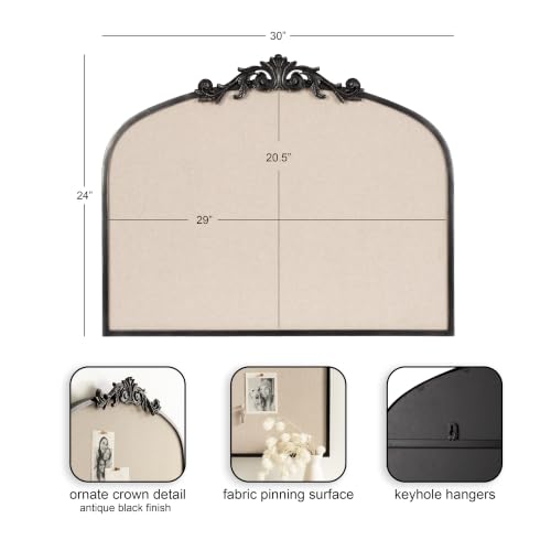 Image of Kate and Laurel Arendahl Vintage Ornate Framed Wide Arch Pinboard