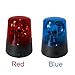 LIFTATAPA LED Strobe Light, 360 Degree Disco Party Rotating Lamp DJ Flashing Stage Lights, Emergency Police Car Beacon Siren Strobe Light with Switch Control for DJ Show Bar (Blue)