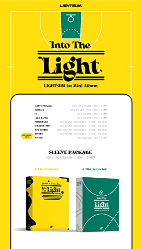 Mini album Into The Light de Lightsum version classe avec affiche - 2