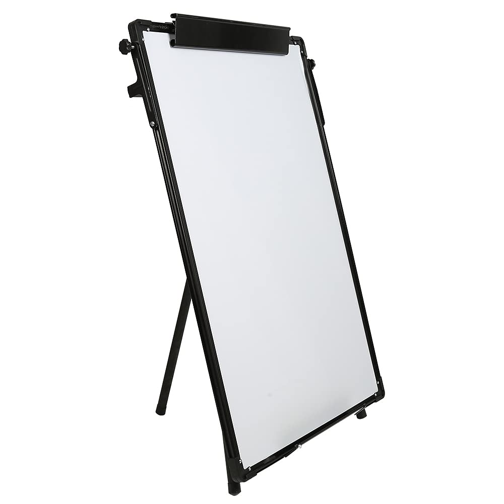 Tableaux Blancs Réglable en Hauteur Tableau Blanc Trépied, Disponible des Deux Face, White Board 90 * 60cm