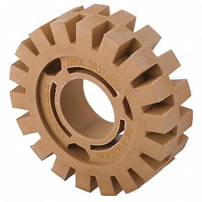 Eraser Wheel, 4, Rubber, 4000 RPM