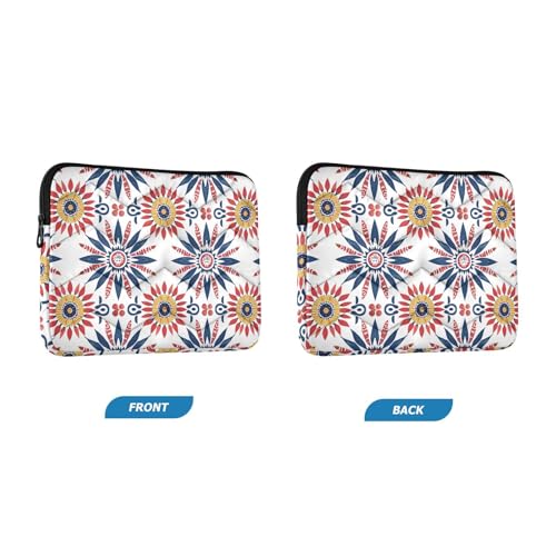 Funda impermeable Boho Flowers para portátil 13-14 pulgadas miniatura 2