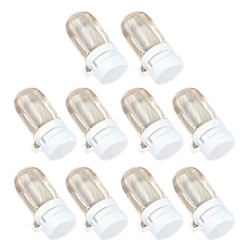 ZEPFJHE Tragbare 2-ml-Glasfläschchen für sicheren Flüssigkeitstransport, für Geschäftsreisen und Fitnessstudiobesuche, tragbare Behälter, 10 Stück