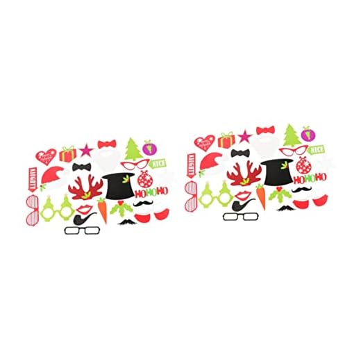 Abaodam 54 Peças Adereços De Selfie Com Paus Adereços Para Fotos De Férias Adereços Engraçados Para Cabine De Fotos Adereços De Foto De Selfie Impertinentes Grudar Casamento