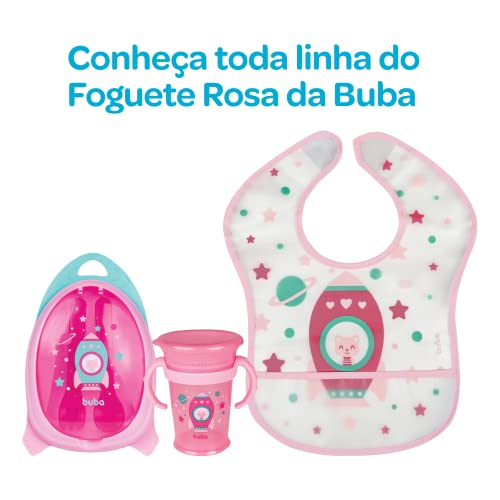 BUBA Babador Com Bolso Foguete Rosa, Rosa