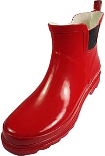 NORTY - Womens Ankle High Rain Boot, Red 39718-9B(M) US