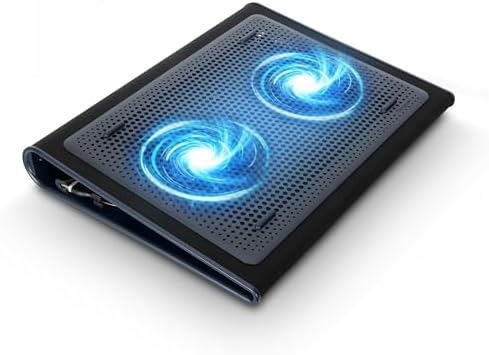 Targus 17 Inch Dual Fan Lap Chill Mat - Soft Neoprene Laptop Cool...