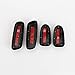 For Land Rover Discovery 4 Range Rover Sport Evoque 2011-2015 ABS Plastic Car Seat Adjustment Switch Knob Cover Trim Accessories 4pcs