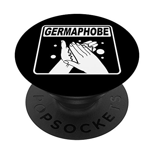 Germaphobe Regalos Hombres Mujeres Niños Funny Germaphobe PopSockets PopGrip Intercambiable
