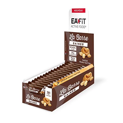 Barres Gainer Prise de Masse Peanut Butter