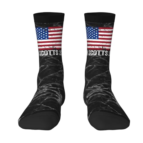 Haebfsl Tim Scotts 2024 Women'S Cushion Crew Sock Soft Casual Mid-Calf Socks