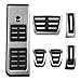 Car Pedals A4 B9 Fit For A5 F5 2016-2023 Fit For GAS Brake Rest Pedal Cover Stainless Steel Accessories(2Pcs AT)