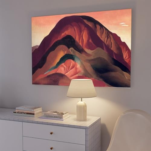 Affiches murales vintage désert Rust Red Hills Georgia O'keeffe impression toile - 7