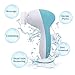 JONEG Facial Cleansing Brush, Face Cleansing Brush with 5 Waterproof Brush Heads, Best Face Exfoliating Brush & Face Scrubber Electric - Deep Cleansing & Gentle Exfoliating