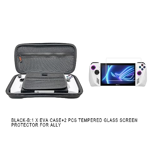Voikoli Protective Eva Hard Shell Case Compatible with Asus Rog Alloy 7''2023/Asus Rog Ally X 2024,Shockproof,Stylish and Durable Black-b - Image 2