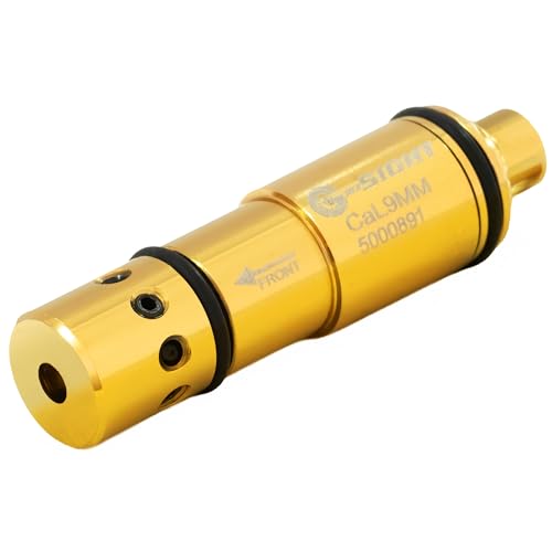 9mm Dry Fire Laser Training Cartridge by G-Sight with Built in Snap Caps Laser Bullet (9mm Gen 2)