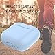 Nemteur Hülle für AirPods 4, Thin Schützende Silikon Case für AirPods 4th 2024 (USB-C) Skin Front LED Sichtbar Silicone Cover, Hellblau