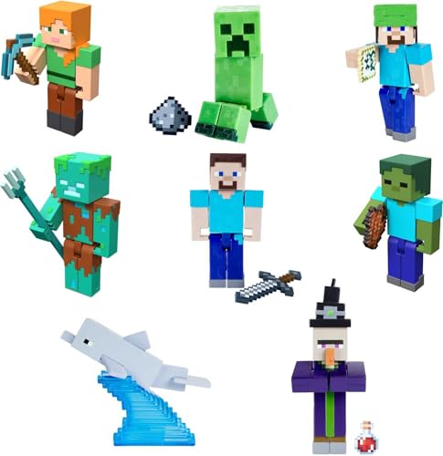Minecraft Craft A Block Assortment Figures - vue 2