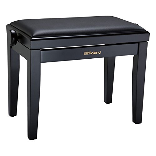 Roland RPB-200 Piano Keyboard Bench, Adjustable Height 17.9-21.8-Inch, Satin Black