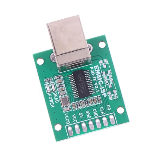 XAGMODSHN EMMC ISPs - Herramienta de programación de 3 cables USB-B, parpadeo rápido para reparación móvil y pruebas de fábrica, herramienta de programación EMMC ISP para dispositivos inteligentes