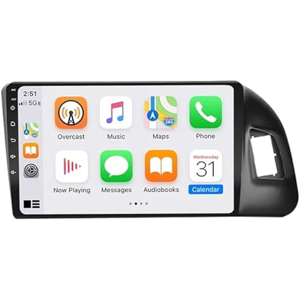 Дисплей Carplay для Audi Q5 2009-2016 Bluetooth/Голосовое Управление/Mirror Link Навигация Gps Fm Aux Wifi, 4 Ядра 4G+64G