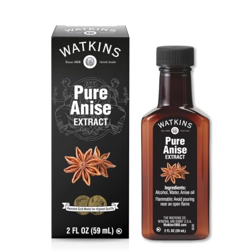 Watkins Pure Anise Extract, Non-GMO, Kosher, 2 oz. Bottle, 1...