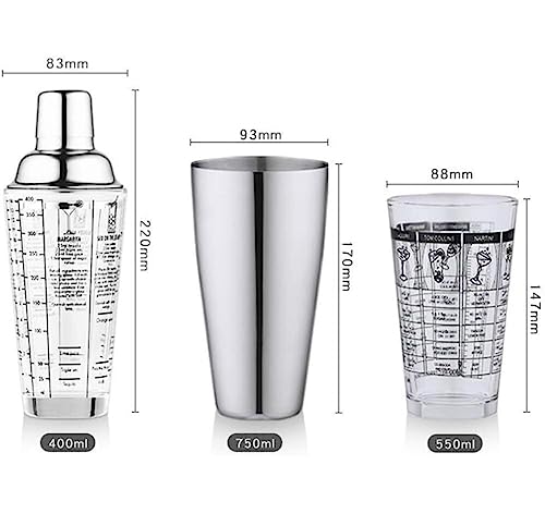 Kit para bartender con base giratoria y 19 piezas miniatura 2