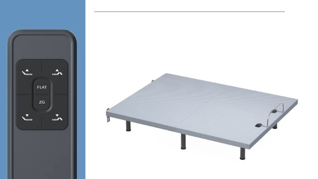 Image of Irvine Home Collection Full Adjustable Bed Base - Dual Massage - USB Ports - Zero Gravity - Underbed Light - Wireless Remote - Zero Clearance - Anti Snore - Memory Positions