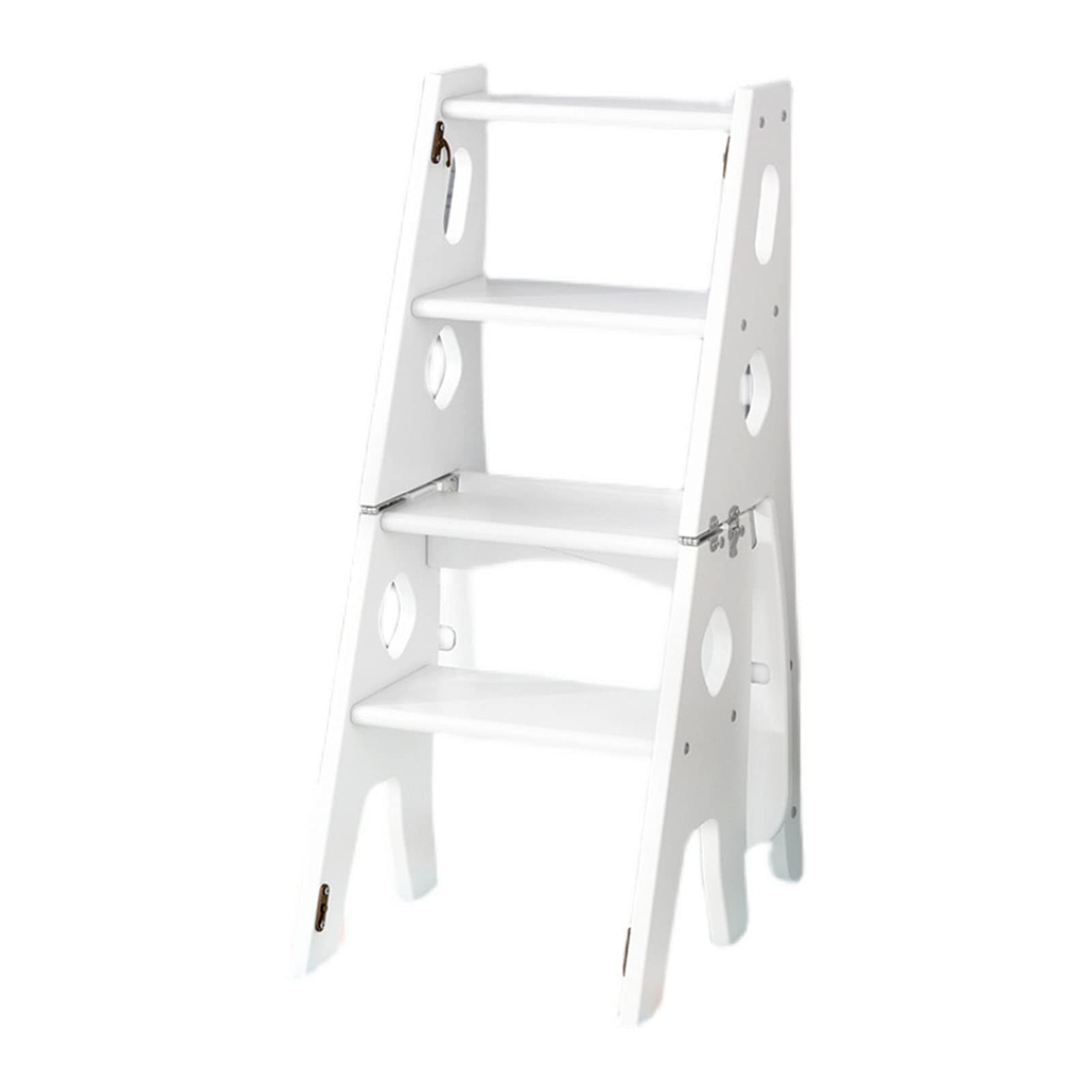 Escalier chaise escabeau en bois compact avec marches larges