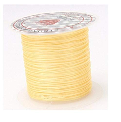 393 Forte cavo di perline di cristallo flessibile 1mm per bracciali filo elasticizzato filo collana di gioielli fai da te che fa la linea di corda-393 pollici Colore 9