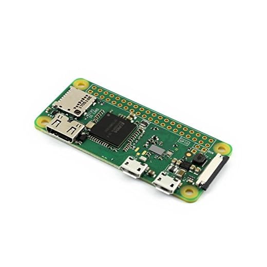 Raspberry Pi Zero W with built-in WiFi and Bluetooth 4.1 Connectivity 1GHz CPU 512MB RAM 1080P HD the Low-cost Pared-down Pi 0