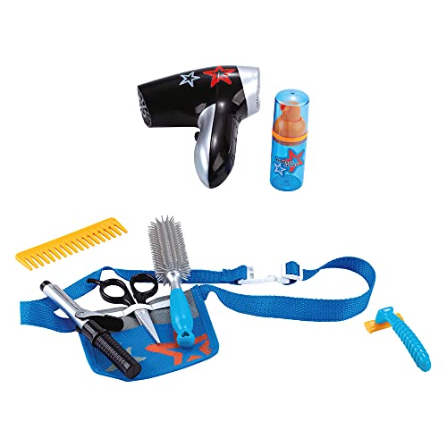 Juego de imitación de barbero azul de 35 cm para regalar a niños 4