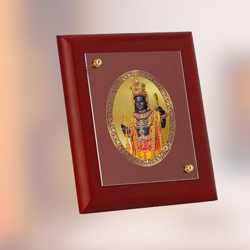 Cadre photo Ram Lalla plaqué or 24k d'exception pour salon chic - 6