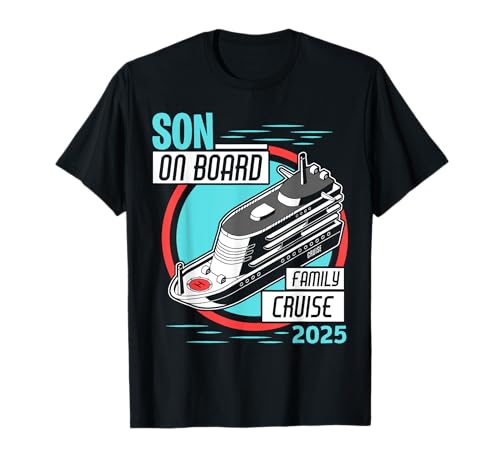 Family Cruise 2025 Shirt Son On Board Boy Kid Matching T-Shirt