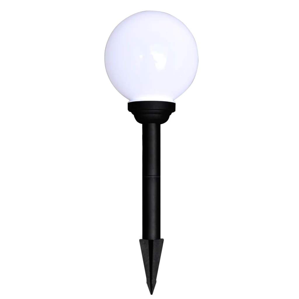 Tidyard 6 TLG.LED Solarlampen-Set 20 cm mit Erdspieß,Solar-Leuchten sind perfekt für Ihren Garten, Terrasse, Hof, Balkon,LED Solar-Kugelleuchte LED-Solarleuchten,Stromquelle: Sonnenenergie