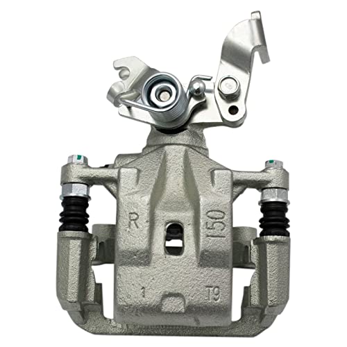 Image of TRQ Rear Brake Pad & Rotor Kit Semi-Metallic Premium G-Coated Compatible with 2009-2013 Mazda 6
