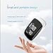 Pulse Oximeter Fingertip, Pulse Oximeter with Rechargeable, Oxygen Meter Finger Pulse Oximeter, Fingertip Blood Oxygen Saturation Monitor Rechargeable, Accurate Fast SpO2 Reading for Sports (White)