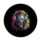 Zoom IMG-2 halloween werewolf monster and headphone