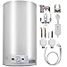 Produktbild FlowerW Elektro Warmwasserspeicher 2kW, Warmwasserbereiter 65L, Temperatureinstellbereich 30-75, 0,7 MPA Wasserdruck,Sicherheitsventil Boiler, Wasserboiler, Warmwasserboiler [FCC zertifiziert]