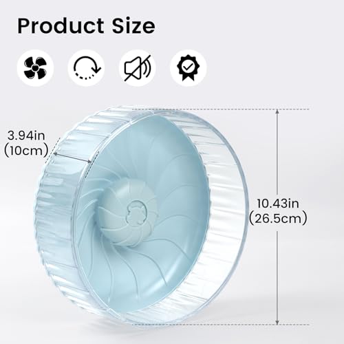 Roue silencieuse pour hamster avec double roulement à billes de précision - 5