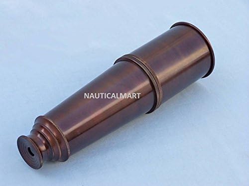 NAUTICALMART 27" Bronze ADMIRAL'S Spyglass Telescope with Box