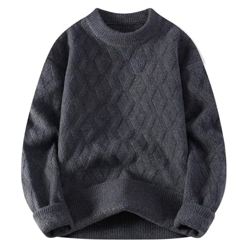 Men's Sweater Fall Winter Casual Round Neck Pullover Knit Top for Men3