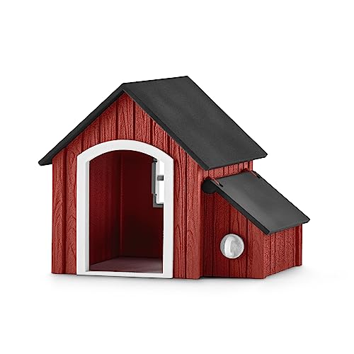 SCHLEICH Farm World | Hundehütte 42376 | Set inkl. Hütte, Mädchen Figur & Zubehör | tolles Geschenk für Jungen und Mädchen | Bauernhof Spielzeug ab 3 Jahre | 11 Teile | exklusiv bei Amazon