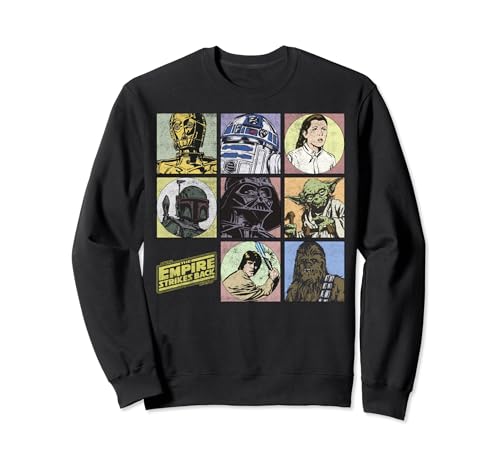 Sweat Star Wars Empire Strikes Back sweat-shirt vintage panel imprimé pour homme et femme
