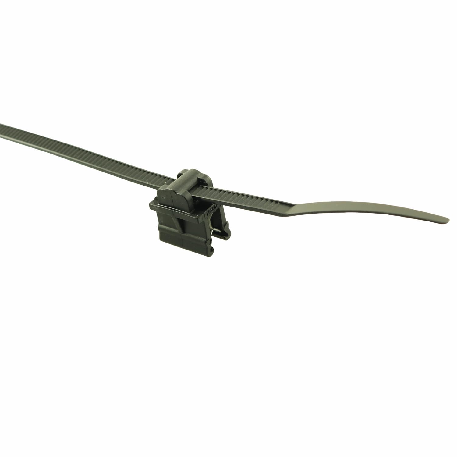 Pro Bamboo Kitchen 20PCS Black Plastic Cable Tie Mounts Holders Wire Tie Fasteners for Cable Management Automotive Wire Harness Tie Wraps Wire Edge Mounting Clips Fasteners