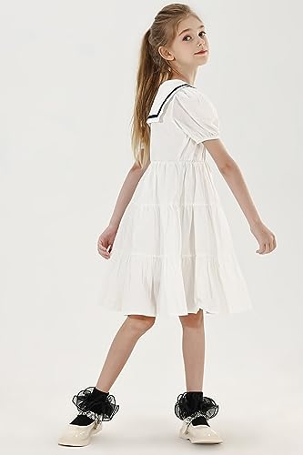 Baby Girls Cotton Double Lace Turn Cuff Socks with Big Ruffles for Infant Toddlers and Kids3