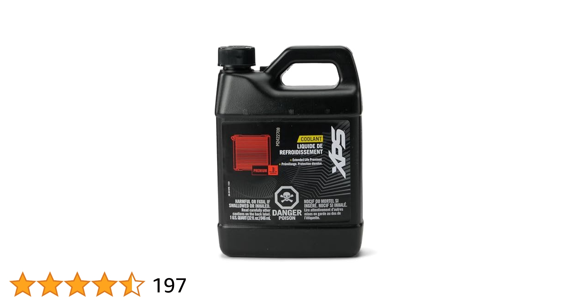 AMI| (BFUTS235 724 430) Can-Am OEM XPS Extended Life Pre-Mixed Coolant (Orange) - 1