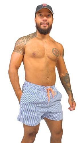 Maillot de bain Haute Pression B257 bleu homme 42, fini les irritations à la plage